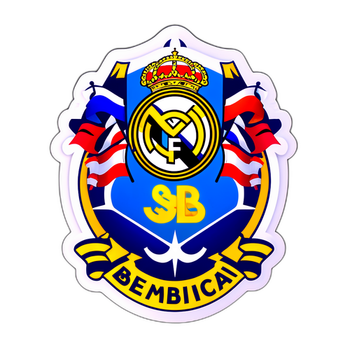 Stickers ontwerp voor Real Madrid vs. Benfica