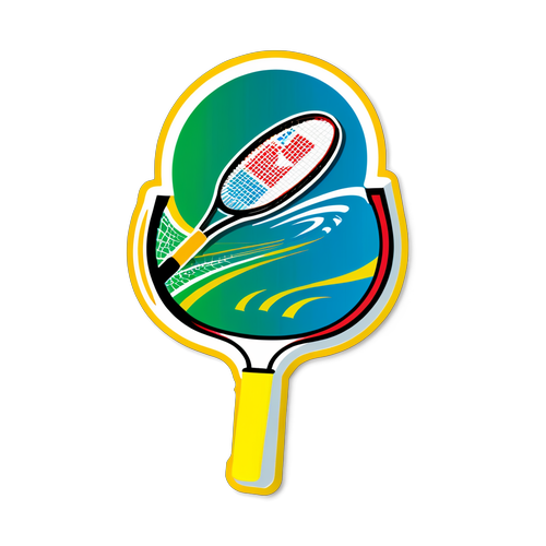 Sticker Badminton BWF Malaysia Open 2025