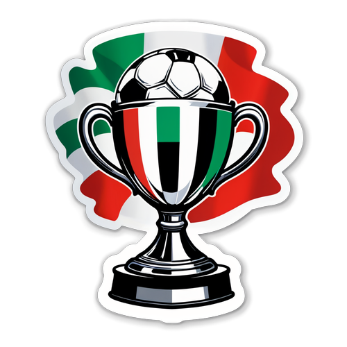 Stiker Supercoppa Italiana yang Bergaya