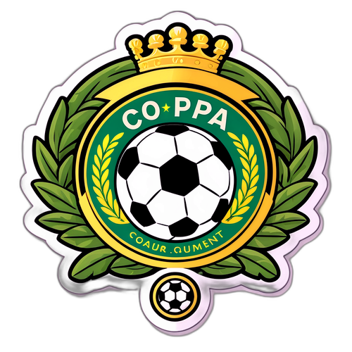 Vintage Copa Oro Soccer Sticker