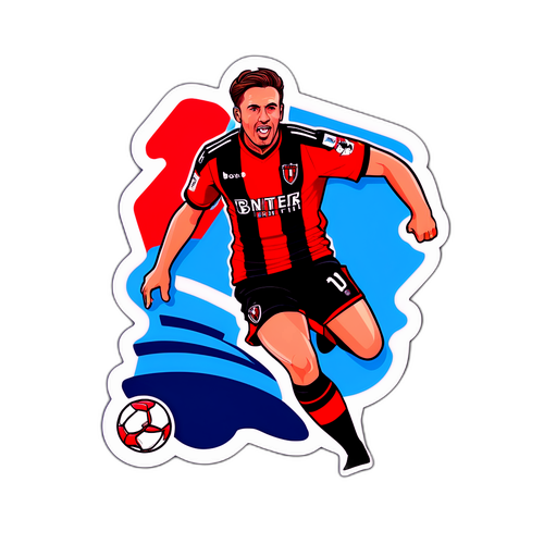 Bournemouth-Brentford mérkőzés emlék sticker