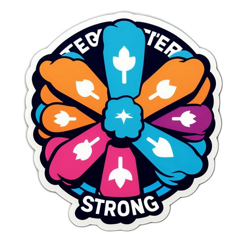 Логотип, натхненний слоганом "Разом ми сильні"