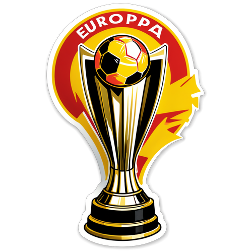 Europa League Trofee Sticker