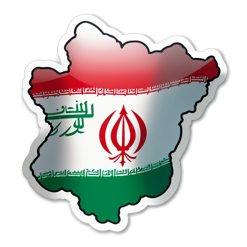 Shocking New Sticker Unveiled: The Iranian Flag Like You've Never Seen Before!