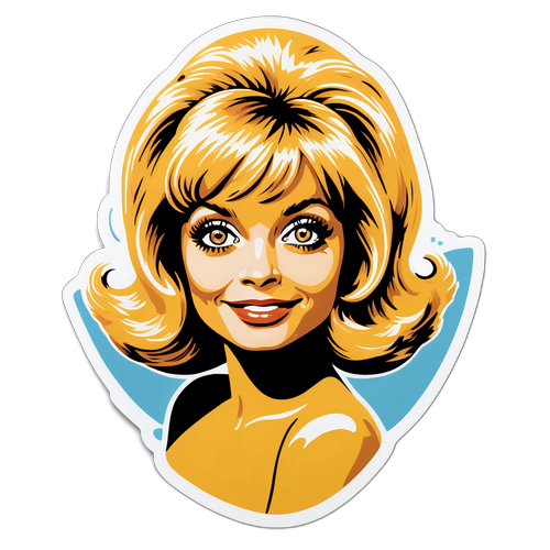 Nostalgisches Design mit Goldie Hawn
