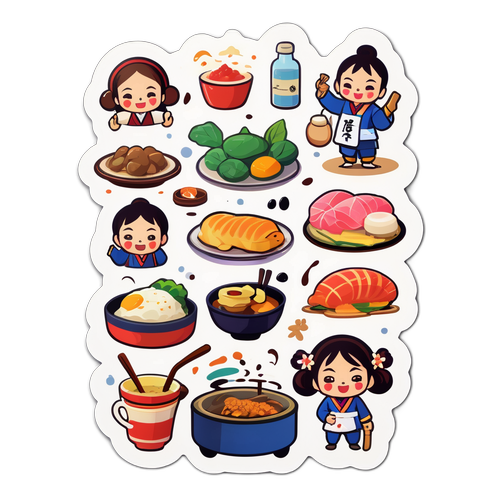 盛岡の名物をモチーフにした楽しいキャラクターシール