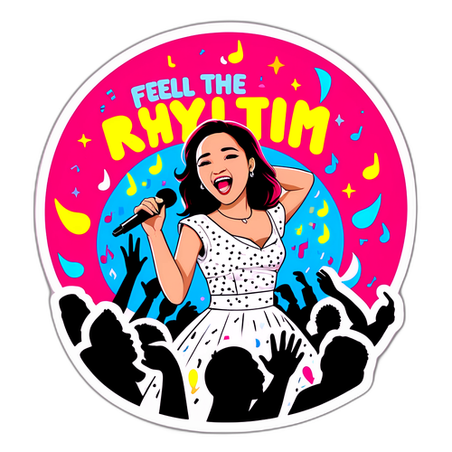 Stiker Ayu Ting Ting Meriah