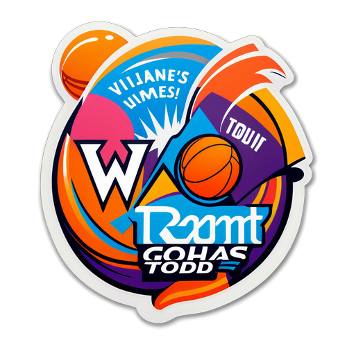 Makulay at Nakakaengganyong Sticker para sa mga Laro ng WNBA