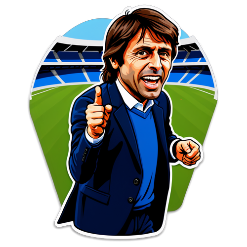 Antonio Conte Karikatúra