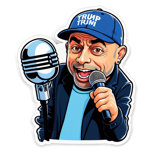 Quand Joe Rogan Devient Une Star Comique: Le Stickers Qui Va Révolutionner Votre Vision de Trump!