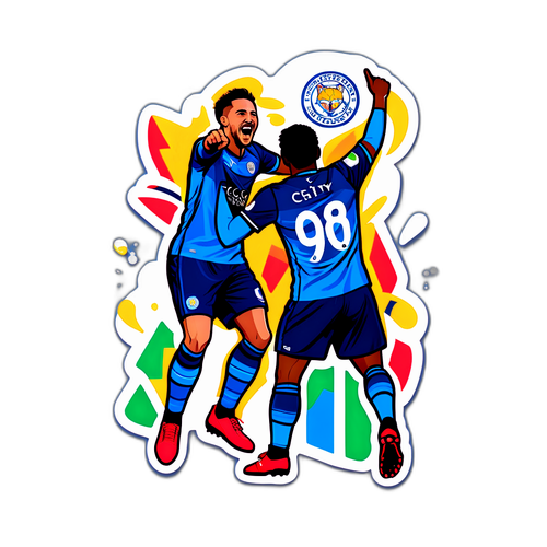 Pemain Merayakan Gol dengan Semangat
