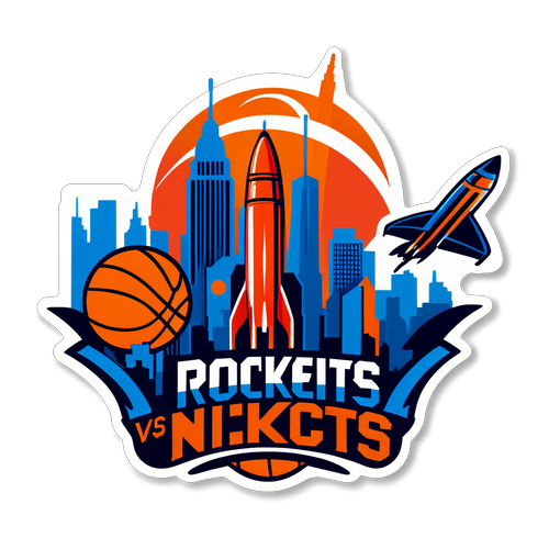 Paglaban sa Kakahigit! Rockets vs Knicks: Mga Basketball na Lumilipad sa Skyline ng Lungsod!