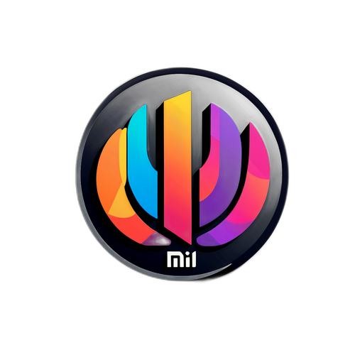 Креативный логотип Xiaomi с инновационными элементами и динамичными формами