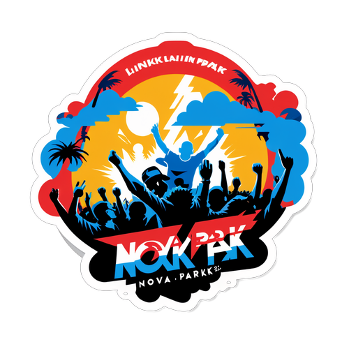 Festivalfreude mit Linkin Park: Nova Rock 2025 Sticker