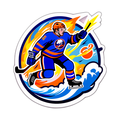 High-Energy Lightning vs Islanders Sticker