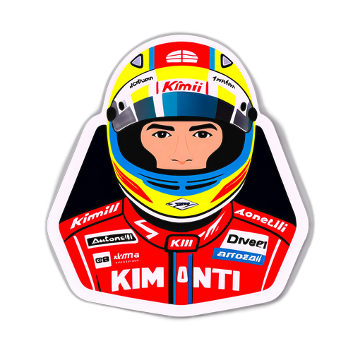 Kimi Antonelli: Személyre szabott matricák