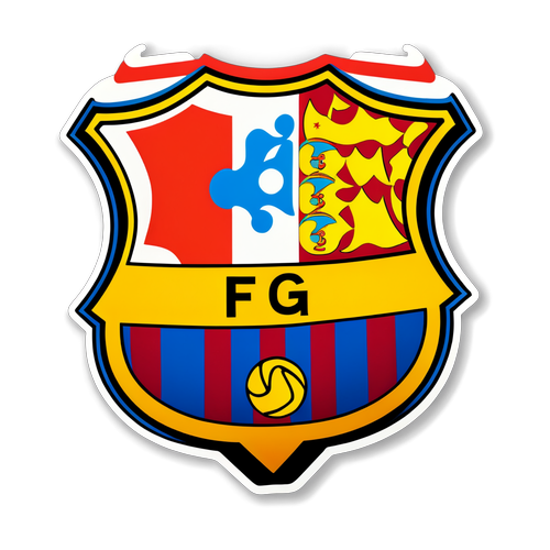 Barcelona Efsanesi Dinamik Sticker