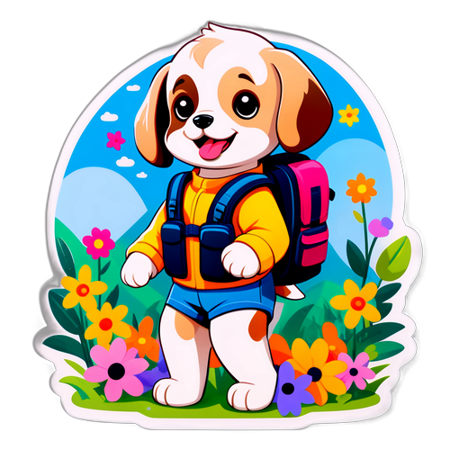 Kaakit-akit na Tuta na Nagtatampisaw sa Parang