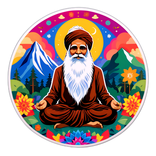 साधगुरु की ध्यान मुद्रा