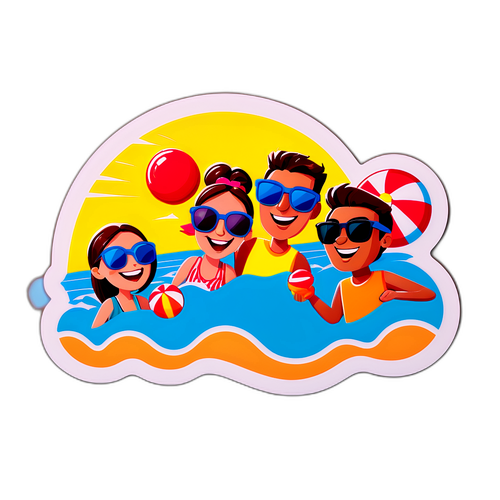 Strandferie med Venner