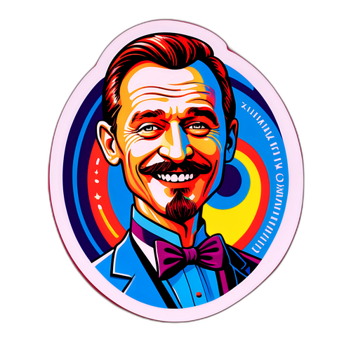 Design samolepky s ikonickým českým hercem Vladimírem Polívkou