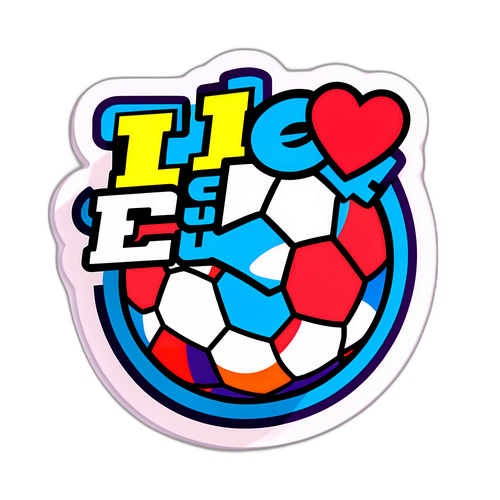Adesivo "Eu ❤ ESPN"