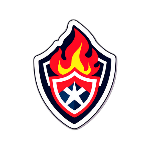 Escudo de São Paulo junto a una llama