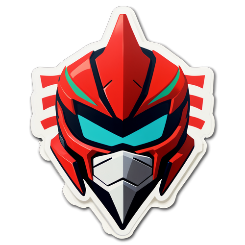 Heroic Adventures: Red Dekka Ranger Sticker