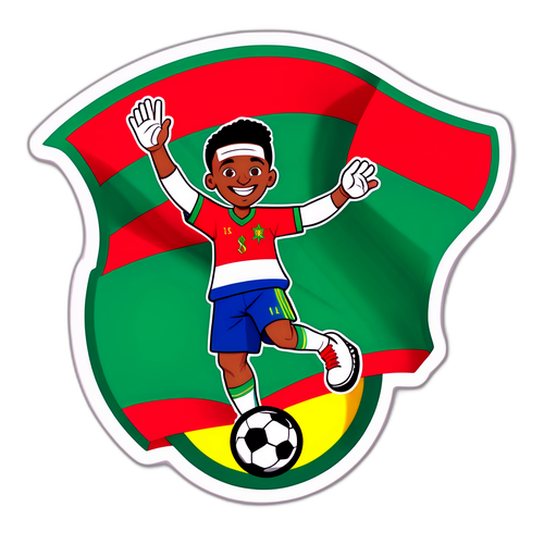 מדבקת כדורגל - מרוקו נגד מאלי