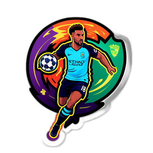 Stiker Pemain Premier League dengan Elemen Fantasi