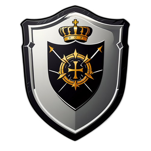 Diseño minimalista del escudo de los Corinthians