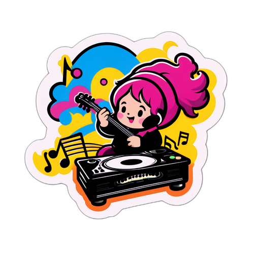 Varázslatos Zene Sticker
