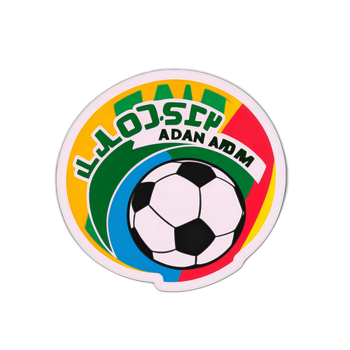 Sticker cu fotbal pentru Joseph Adam