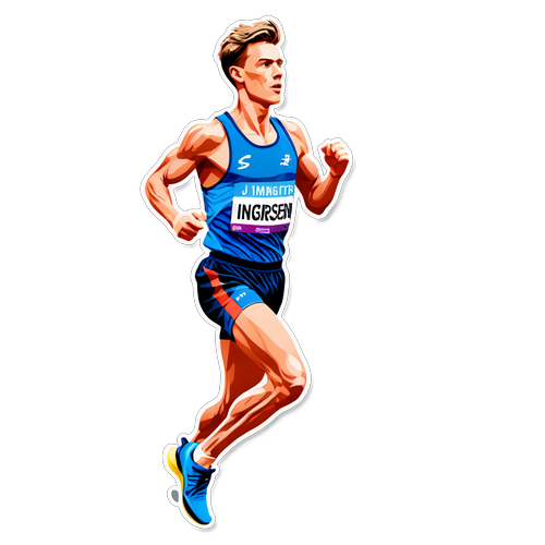 Jakob Ingebrigtsen løpeklistermerke