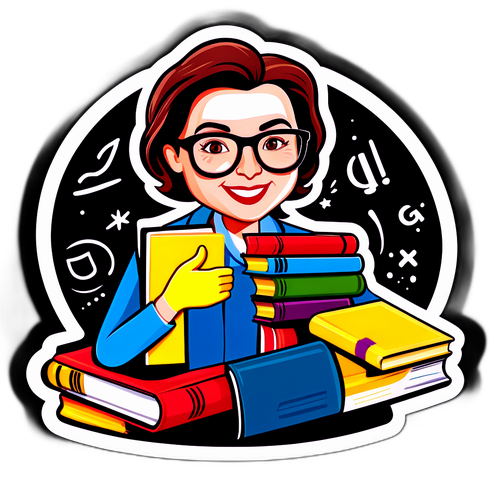 शिक्षक का मजेदार और अनोखा स्टिकर