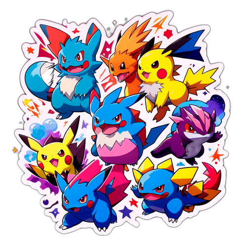 Makukulay na Mega Ebolusyon ng Pokémon