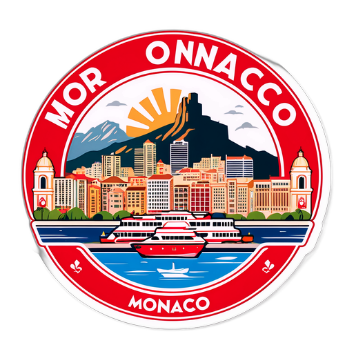 Sticker ya Monaco