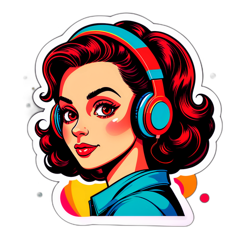 Retro-style grafika Mery Spolsky