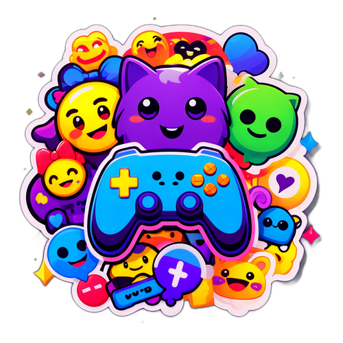 Nálepka s prvky Twitch