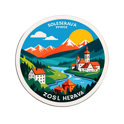 Kreatív illusztráció Zsolt Hervai védett helyeiről Egerben