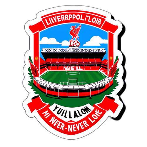 Vintage Anfield Sticker
