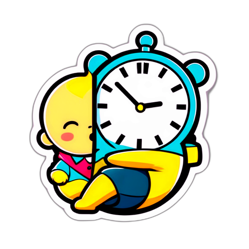 遅延通知を持つかわいいキャラクターのデザイン