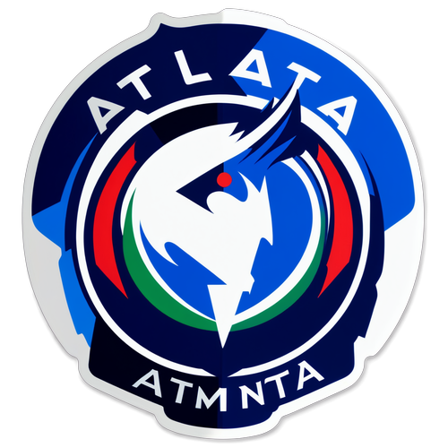 Sticker de la fusión entre Atalanta y Milan