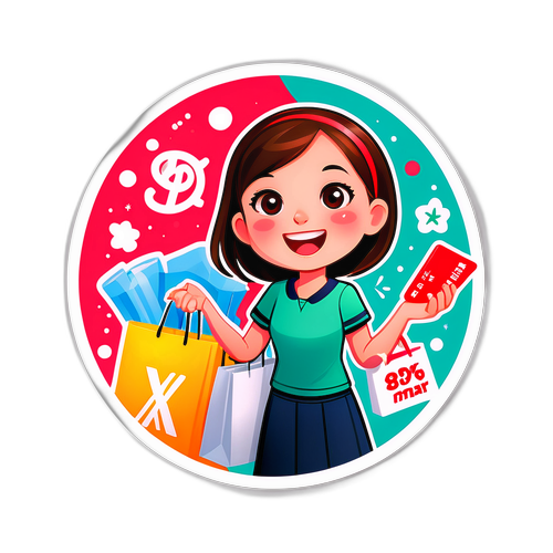 PX Mart快樂購物貼紙
