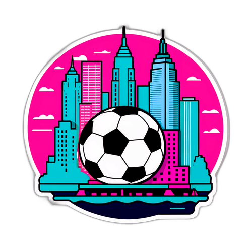 New York City ve Inter Miami Temalı Sticker