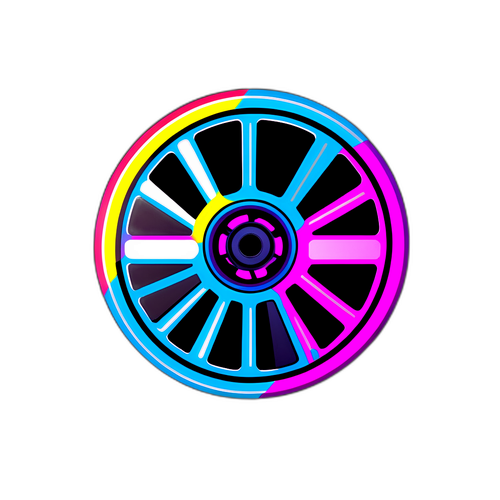 Regal Cinema Film Reel Sticker