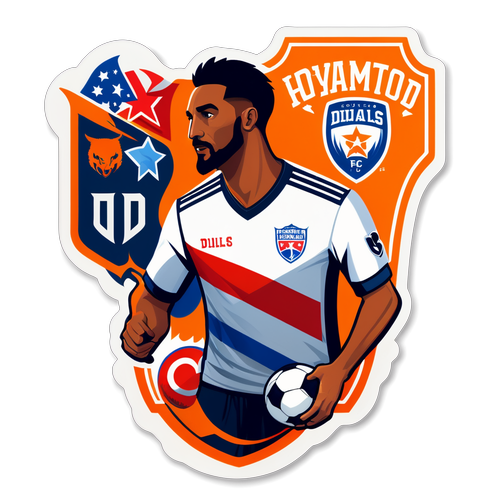 Houston Dynamo vs FC Dallas Soccer Jersey Sticker