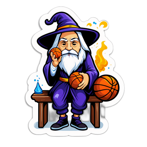Masayang Wizard na may Katuwang na Basketball