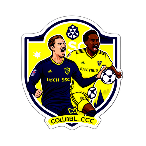 Diseño de Calcomanía: Nashville SC vs Columbus Crew