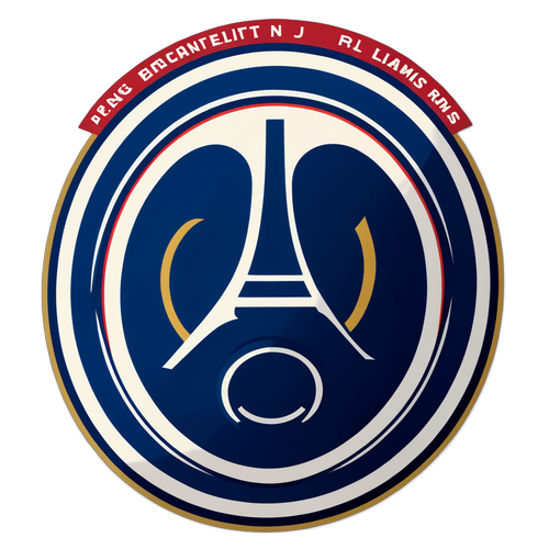Autocolant cu design retro inspirat de PSG - Reims